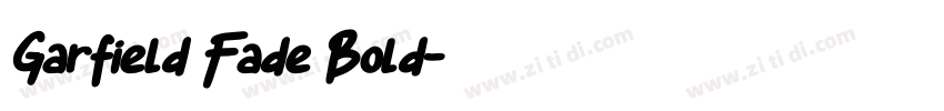 Garfield Fade Bold字体转换